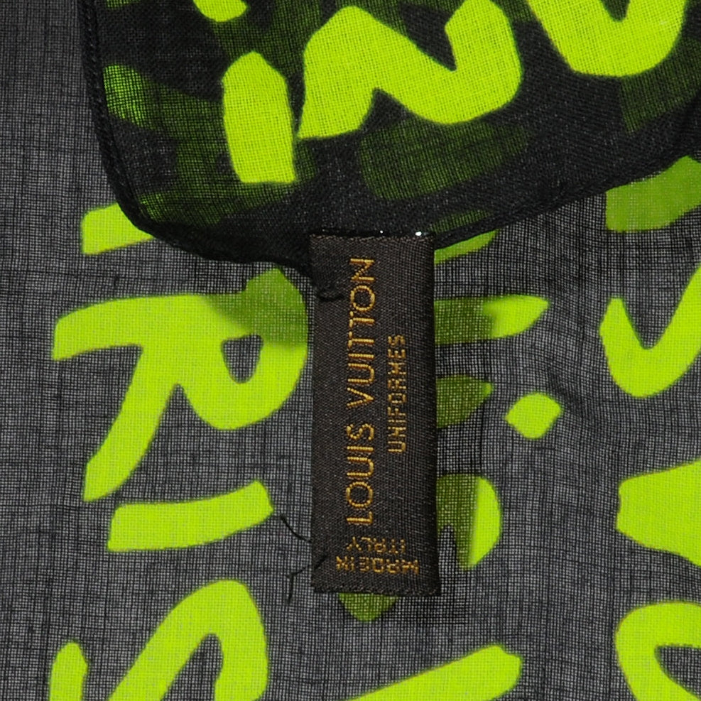 Cotton Graffiti Bandana Green