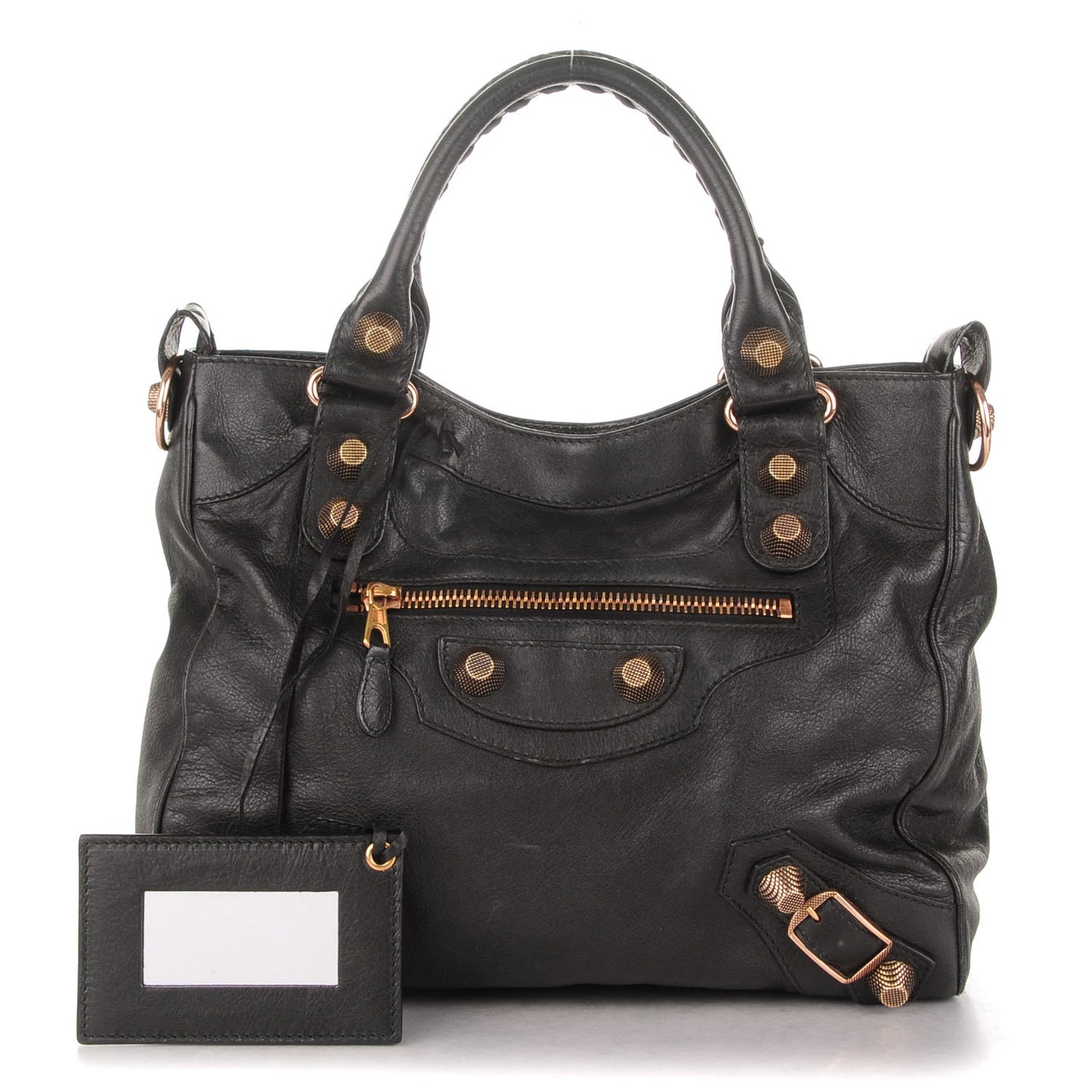 Agneau Giant 21 Rose Gold Hardware Velo Black