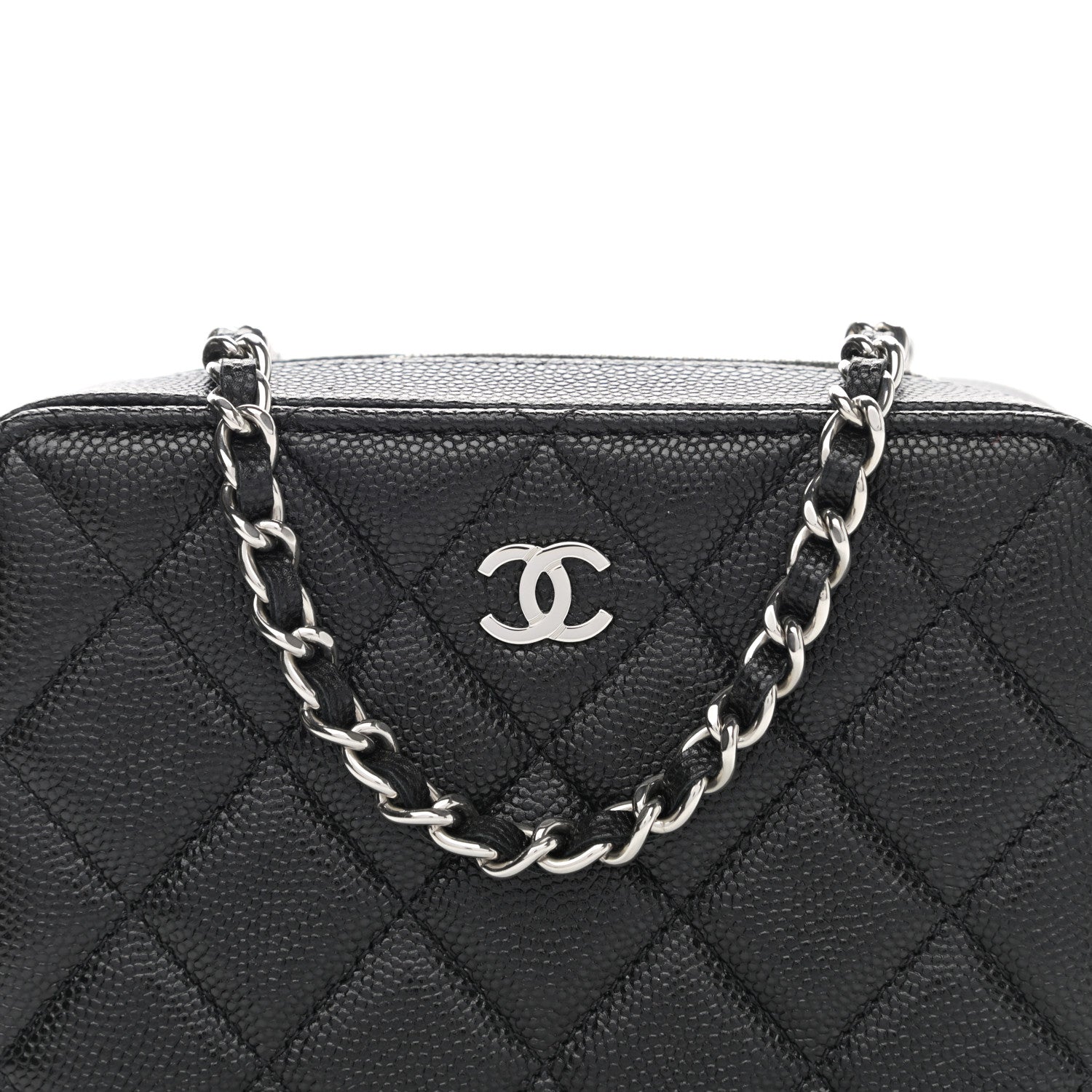 Chanel Caviar Quilted Camera Bag Black 8 of 11