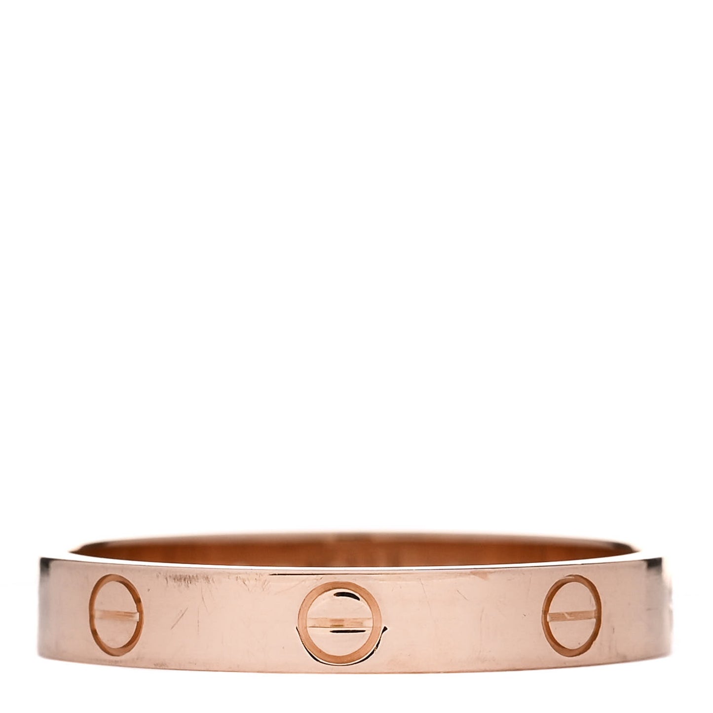 18K Pink Gold 3.5mm LOVE Wedding Band Ring 64 10.75