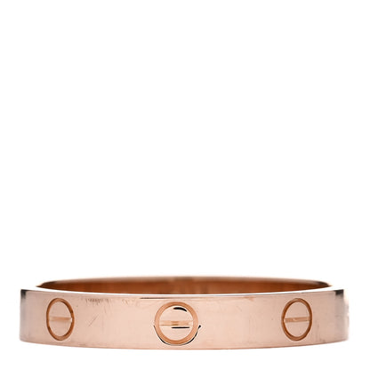 Cartier 18K Pink Gold 3.5mm LOVE Wedding Band Ring 64 10.75 3 of 5