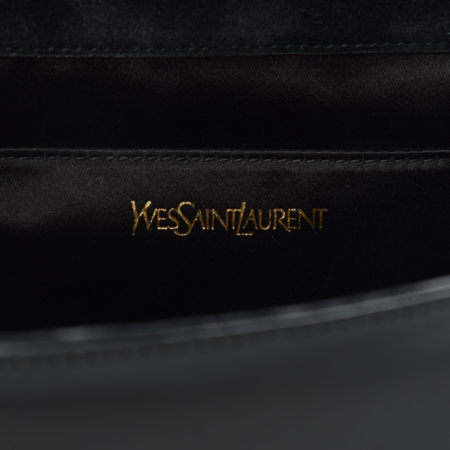 Saint Laurent Patent Monogram Large Belle De Jour Clutch Black 6 of 8