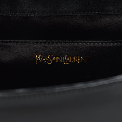 Saint Laurent Patent Monogram Large Belle De Jour Clutch Black 6 of 8