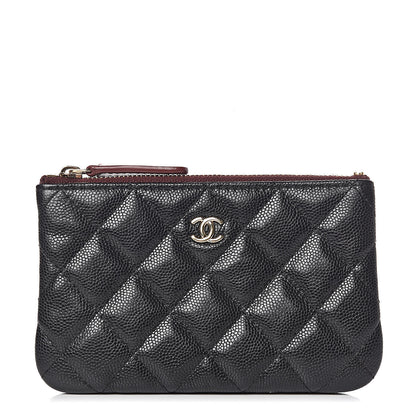 Chanel Caviar Quilted Small Cosmetic Case Black 1 of 7