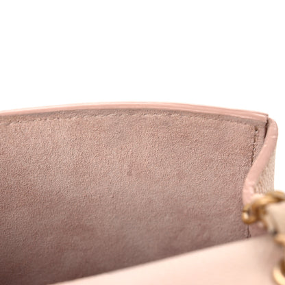 Chanel Grained Calfskin Mini Square Classic Pure Flap Nude 13 of 29