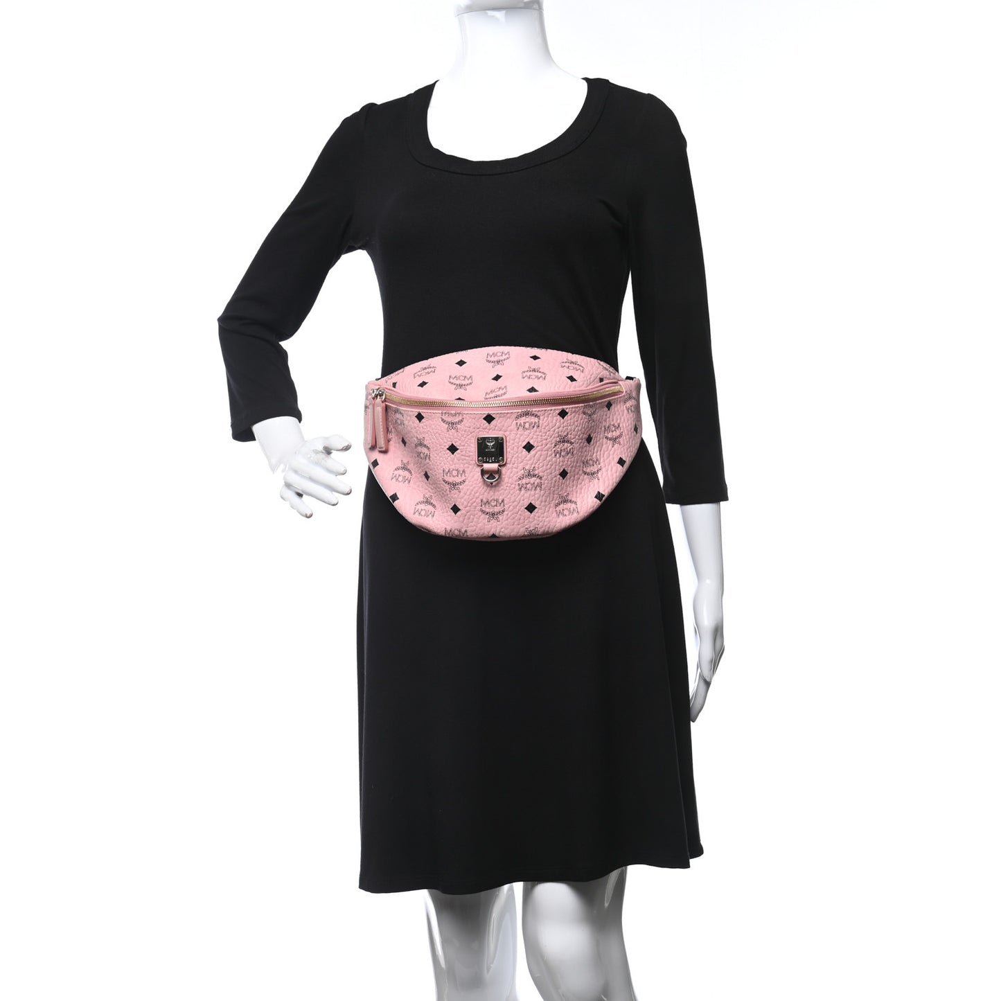 Visetos Small Fusten Belt Bag Powder Pink