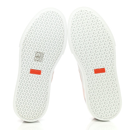 Hermes Canvas Calfskin Deep Sneakers 37 Framboise White 5 of 9