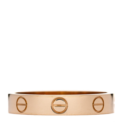 Cartier 18K Yellow Gold 3.5mm LOVE Wedding Band Ring 54 6.75 3 of 5