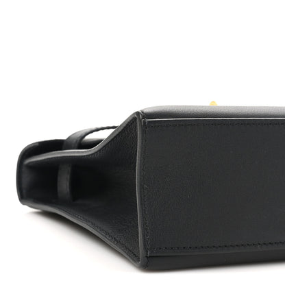 Hermes Swift Kelly Pochette Clutch Black 9 of 11