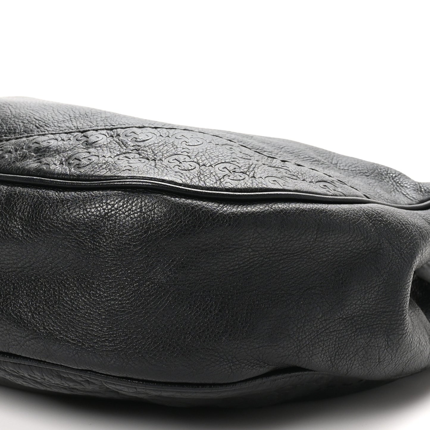 Guccissima Medium Charlotte Hobo Black