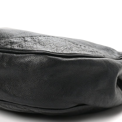 Gucci Guccissima Medium Charlotte Hobo Black 10 of 12