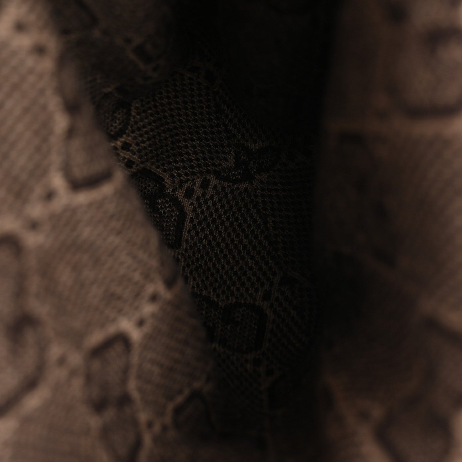 Gucci Wool Monogram Doubly G Beanie Hat S Blue Brown 4 of 5