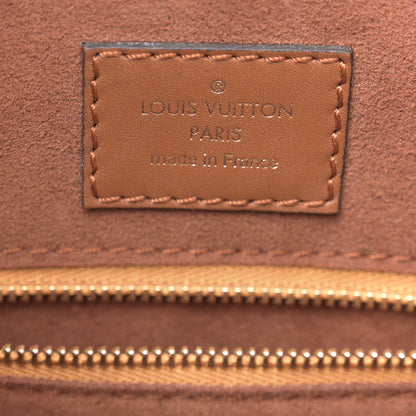 Louis Vuitton Calfskin Monogram Fold Tote PM Cerise Cream Black 6 of 9
