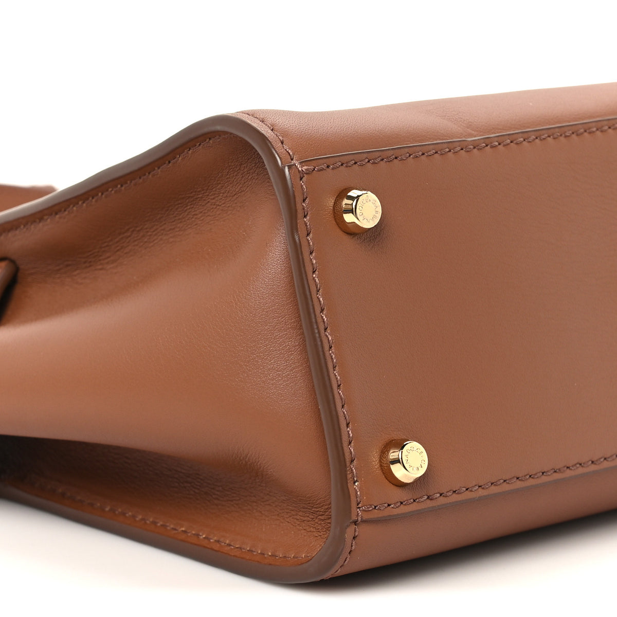 DOLCE GABBANA Vitello Morbido Small Sicily 62 Bag Brown