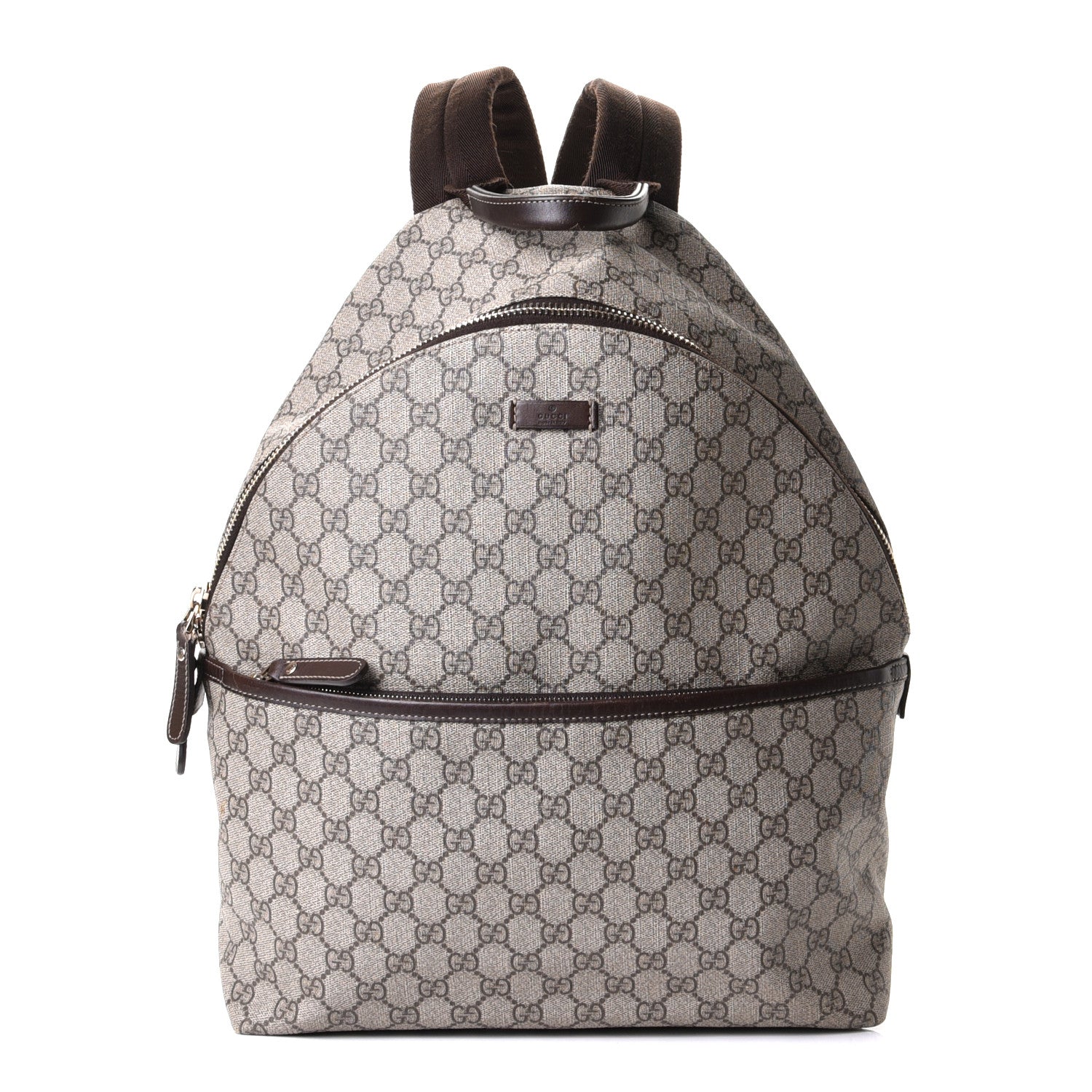 Gucci Monogram Medium Backpack Dark Brown 1 of 6
