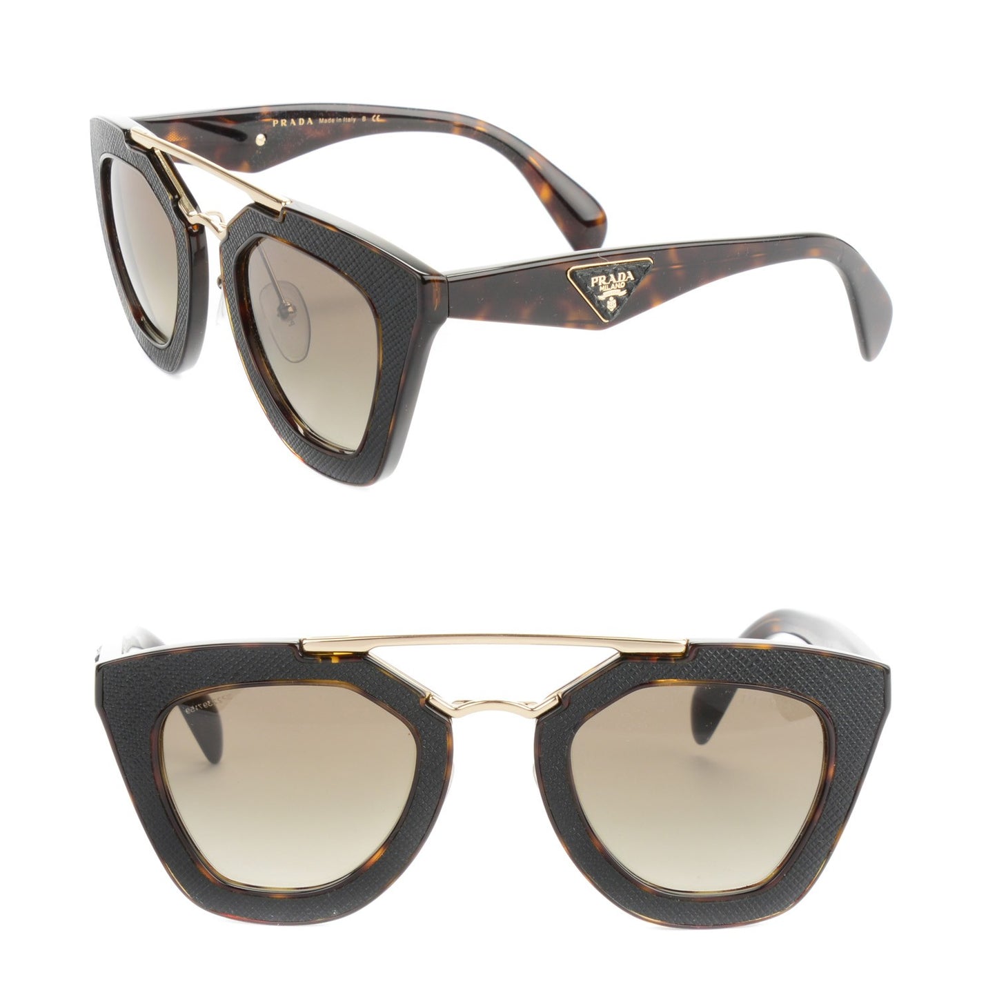 Saffiano Cinema Sunglasses SPR 14S Havana
