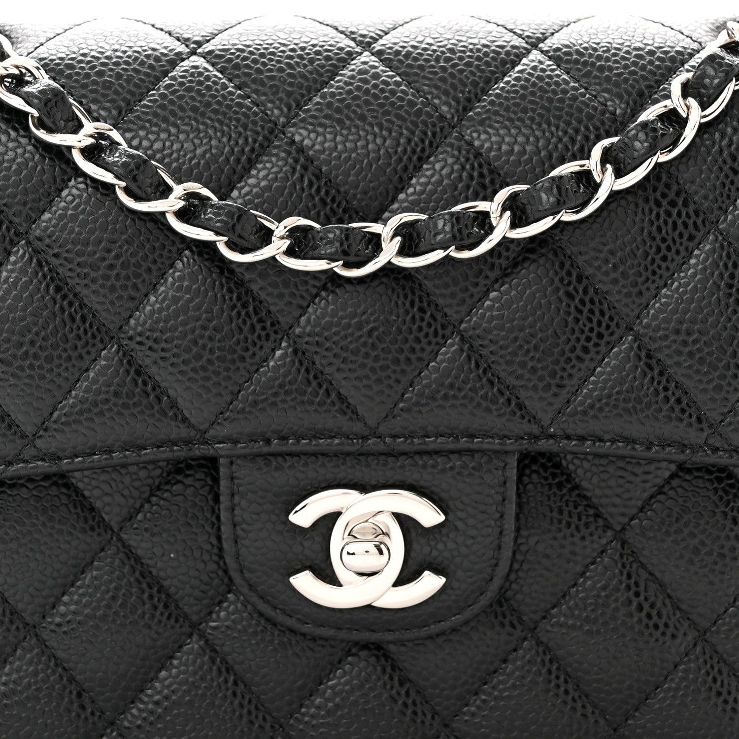 Chanel Caviar Quilted Small Double Flap Black 8 of 11