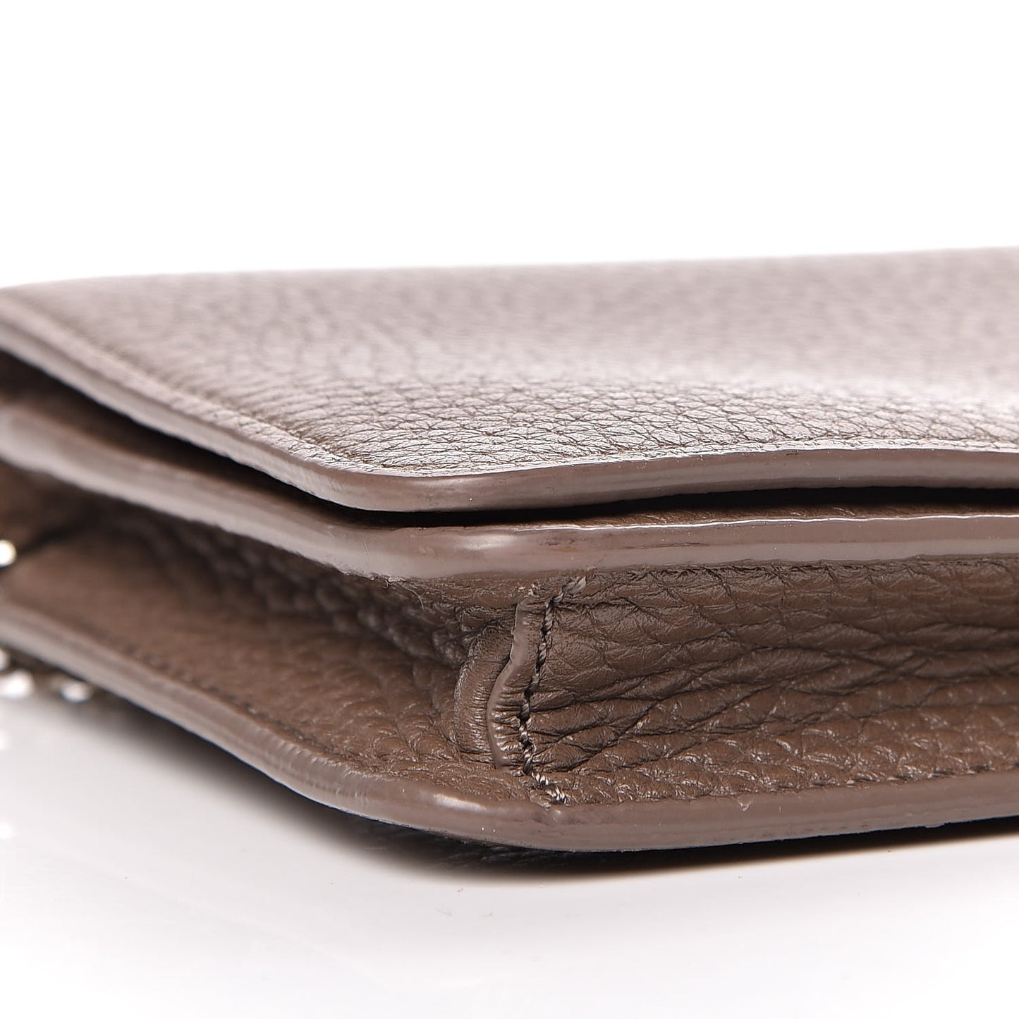 Grainy Print Bayswater Clutch Wallet Taupe