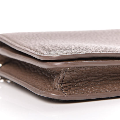 Mulberry Grainy Print Bayswater Clutch Wallet Taupe 8 of 10