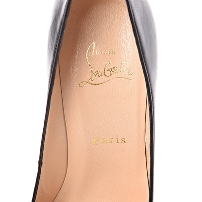 Christian Louboutin Kid Decollete 554 100 Pumps 38 Black 6 of 7