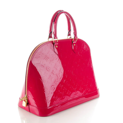 Louis Vuitton Vernis Alma GM Rose Indien 3 of 7