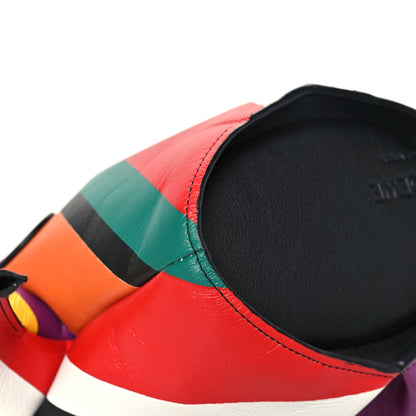 Loewe Calfskin Mini Striped Elephant Crossbody Bag Multicolor 7 of 8