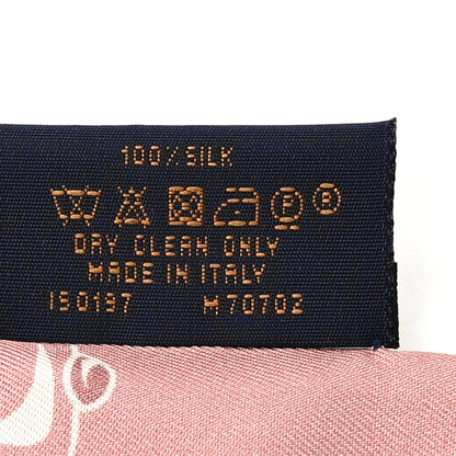 Louis Vuitton Silk Monogram Poodle Animalle Bandeau Rose Pale 4 of 4