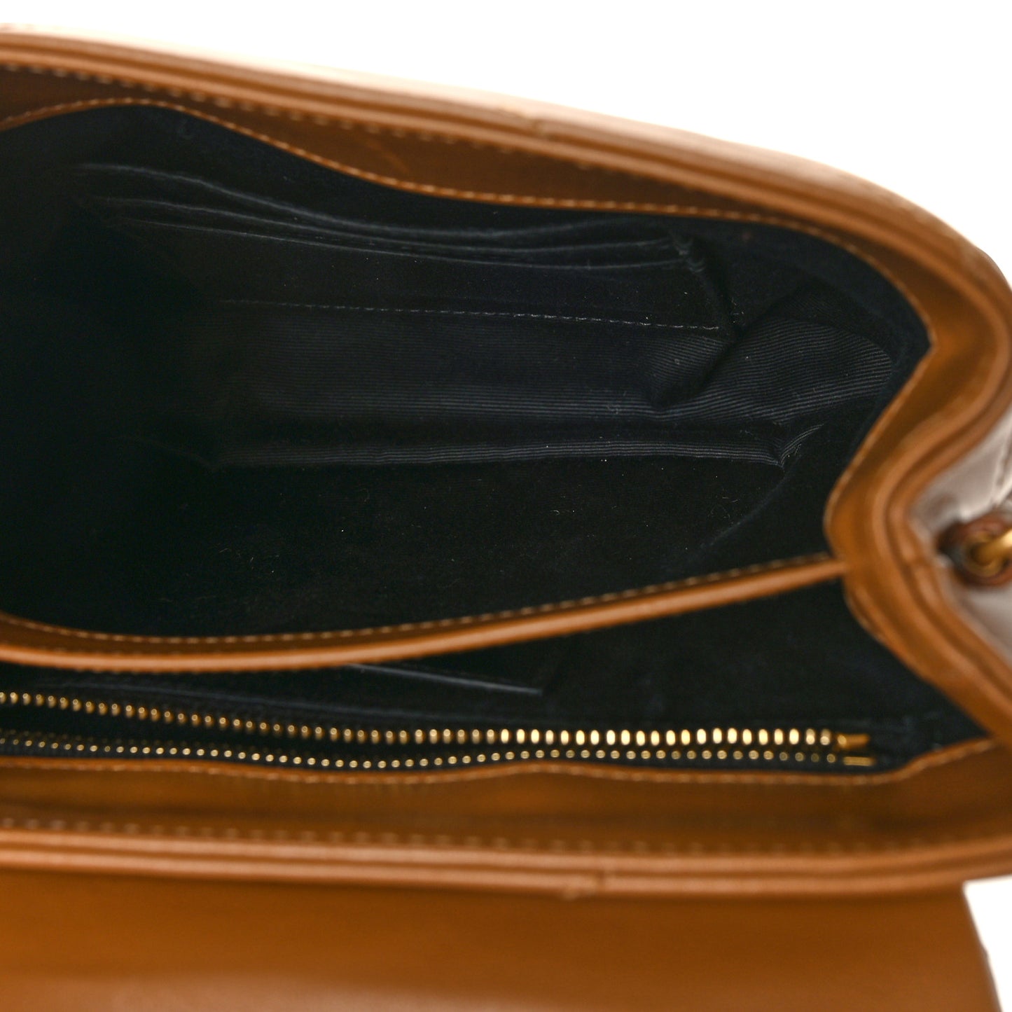 Calfskin Y Quilted Monogram Toy Loulou Crossbody Bag Dark Natural
