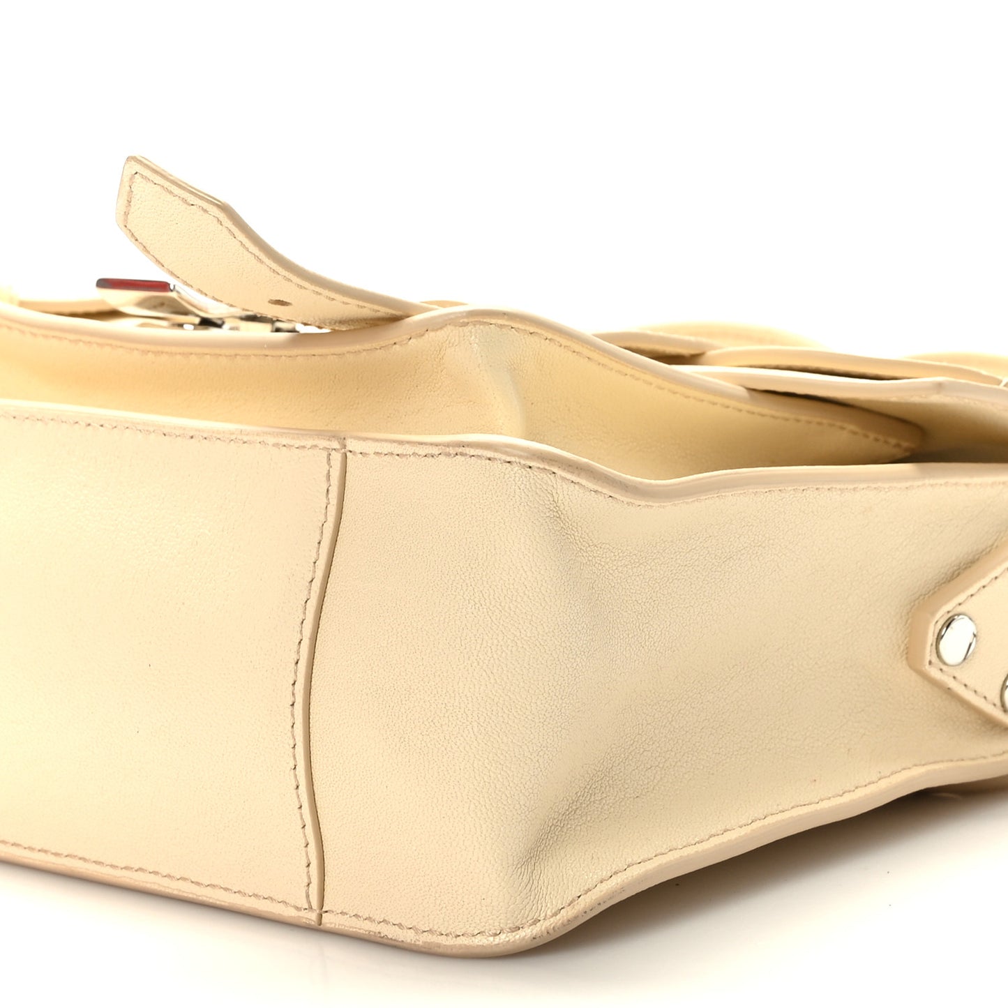 Lambskin Tiny PS1 Satchel Beige