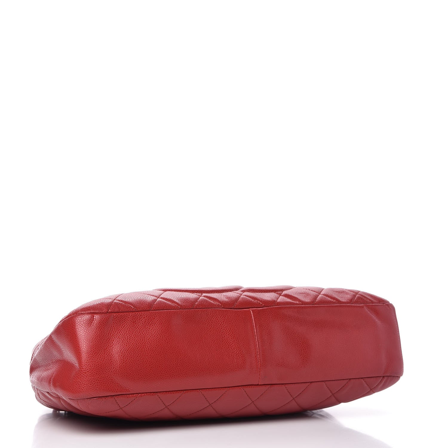Chanel Caviar Quilted Timeless CC Soft Tote Red 4 of 10