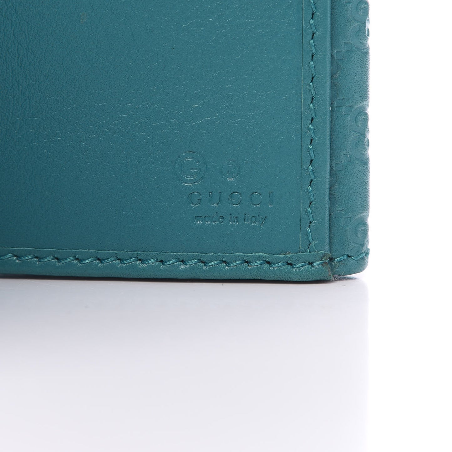 Microguccissima Continental Flap Wallet Deep Cobalt