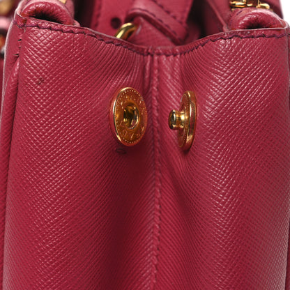 Prada Saffiano Medium Galleria Double Zip Tote Peonia 13 of 13