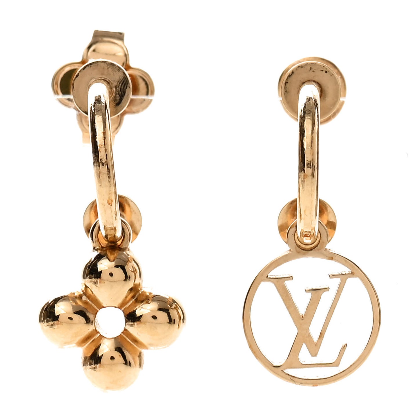 Brass Blooming Earrings Gold