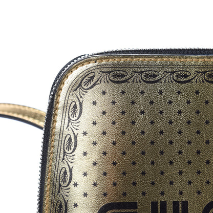 Gucci X SEGA Calfskin GUCCY Stars Mini Dome Shoulder Bag Gold 12 of 12