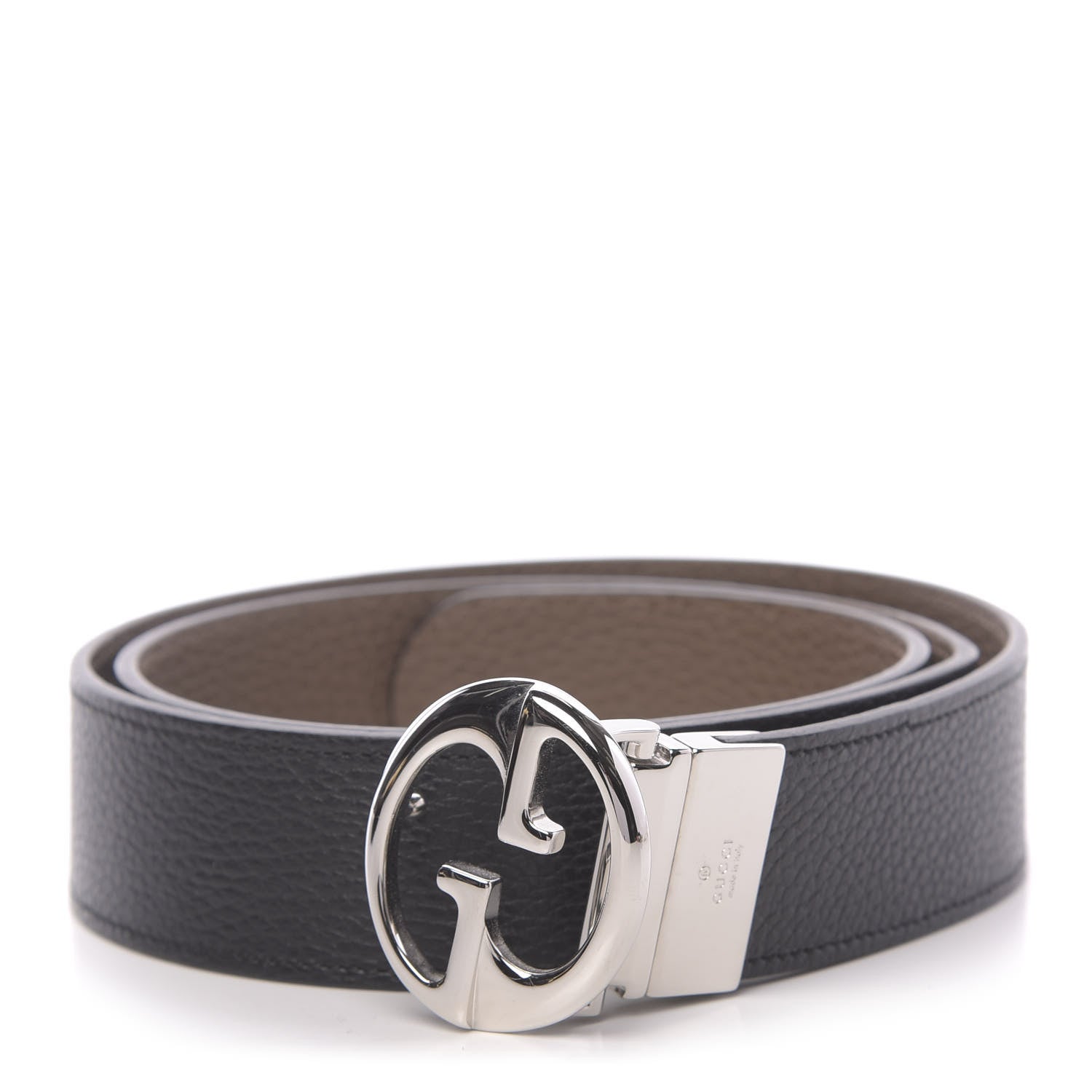 Gucci Calfskin 1973 Reversible Belt 100 40 Black Brown 1 of 5