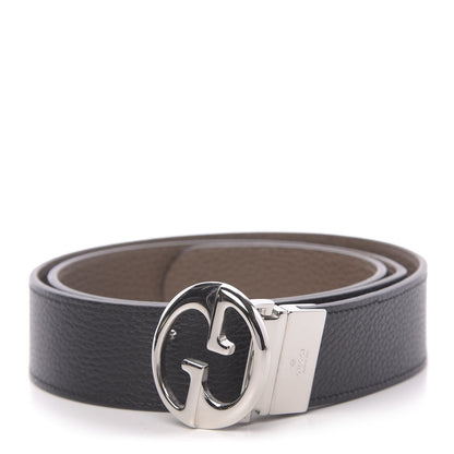Gucci Calfskin 1973 Reversible Belt 100 40 Black Brown 1 of 5