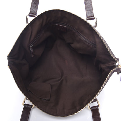 Gucci Monogram Medium Abbey Tote Dark Brown 5 of 14