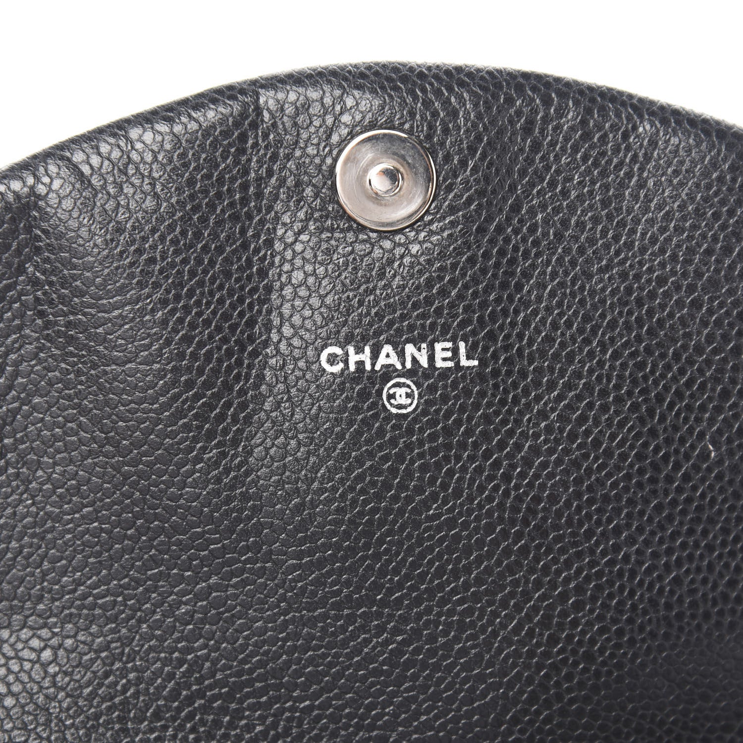 Chanel Caviar Half Moon Wallet On Chain WOC Black 5 of 9