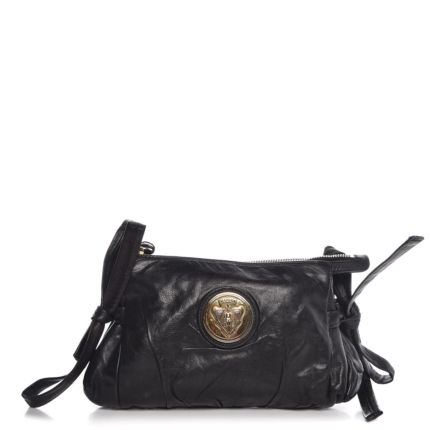 Calfskin Small Hysteria Clutch Black