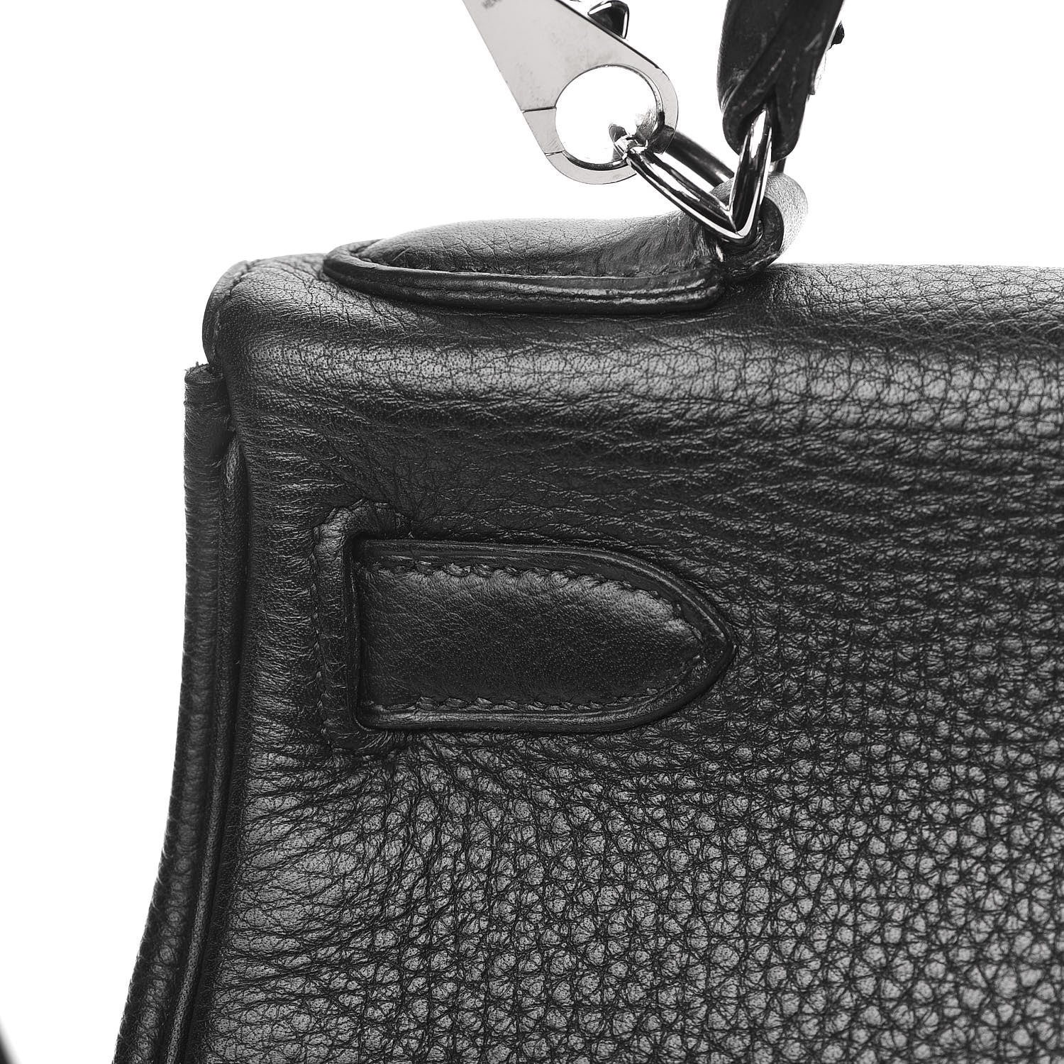 Hermes Taurillon Clemence Kelly Retourne 28 Black 38 of 45