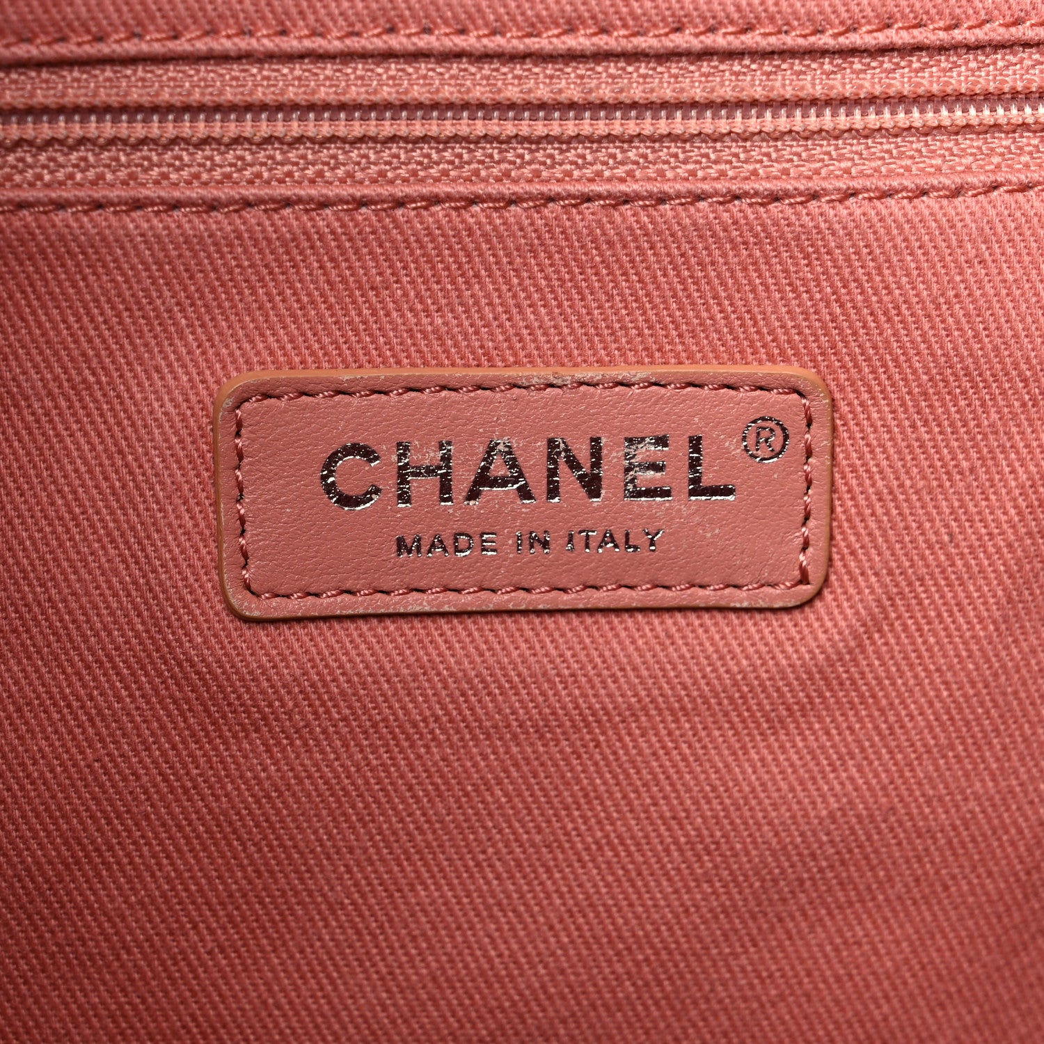 Chanel Canvas Large Deauville Backpack Pink 6 of 12