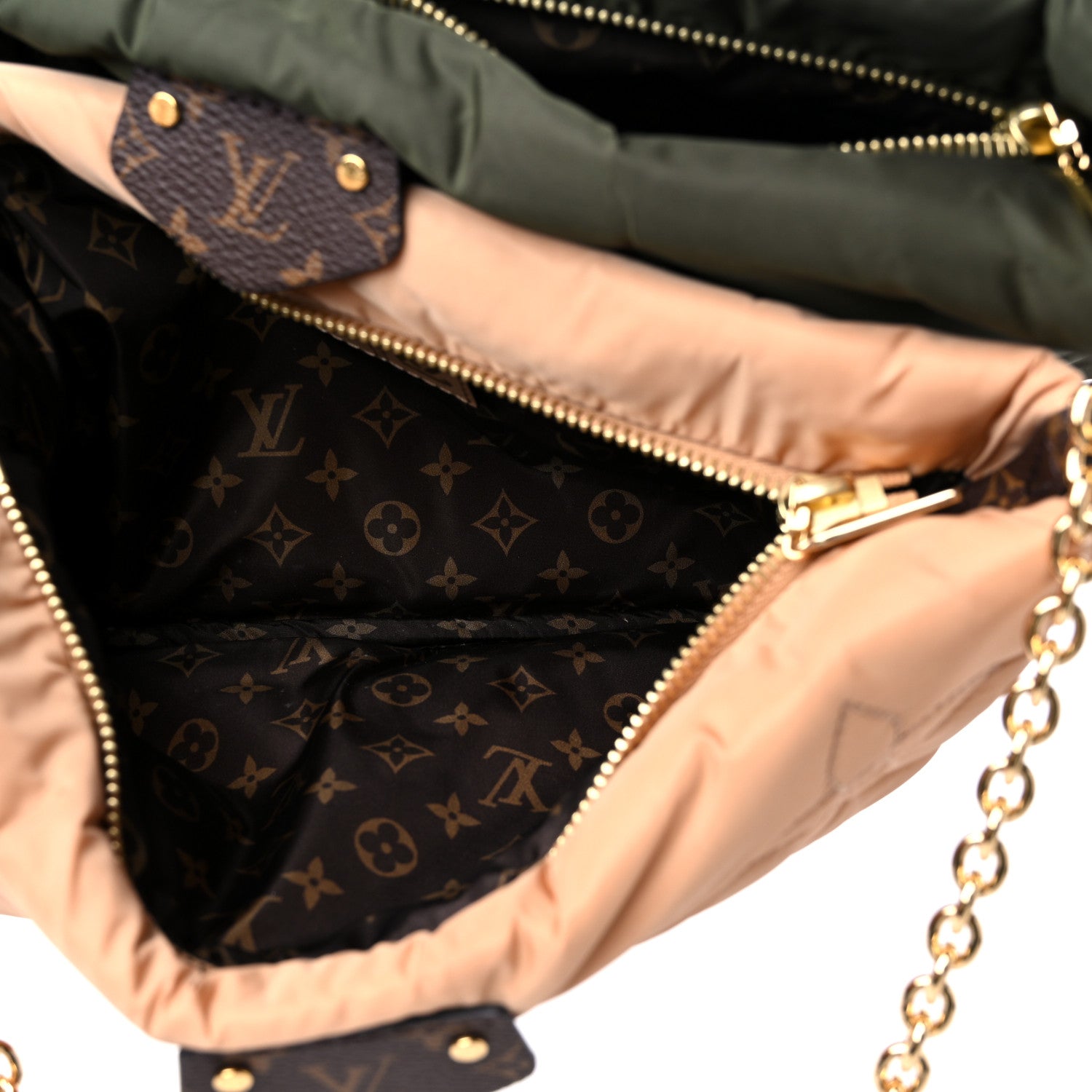 Louis Vuitton Econyl Monogram Pillow Maxi Multi Pochette Accessories Kaki Beige 6 of 13
