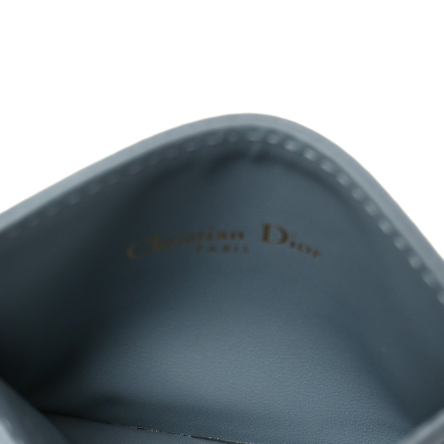 Christian Dior Supple Calfskin Cannage Caro Five-Slot Card Holder Cloud Blue 5 of 7