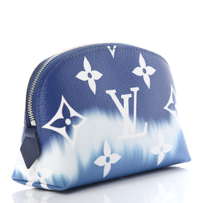 Louis Vuitton Monogram Giant Escale Cosmetic Pouch Blue 3 of 8
