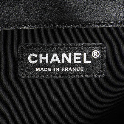 Chanel Calfskin Enchained Medium Boy Flap Black 6 of 8