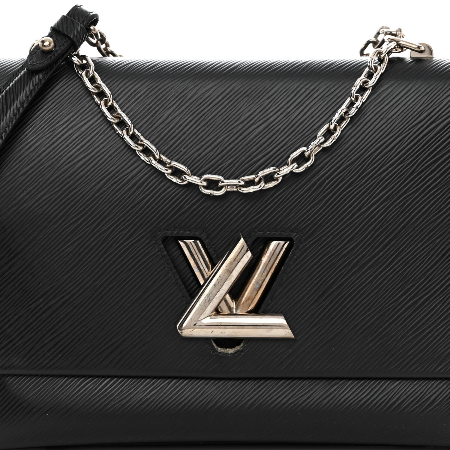 Louis Vuitton Epi Twist Shoulder Bag GM Black 6 of 10