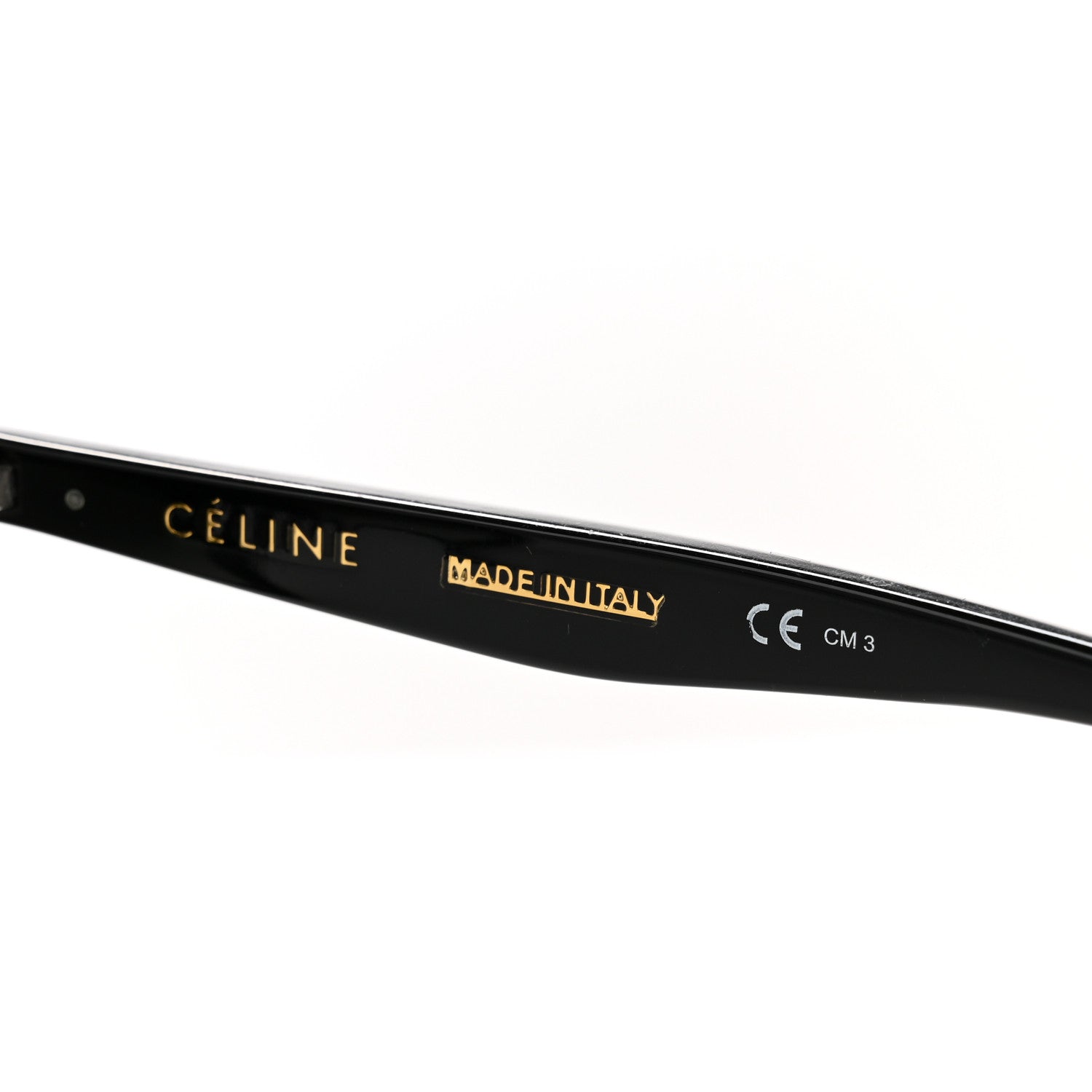 Celine Acetate Thin Shadow Sunglasses CL41435/S Black 6 of 6