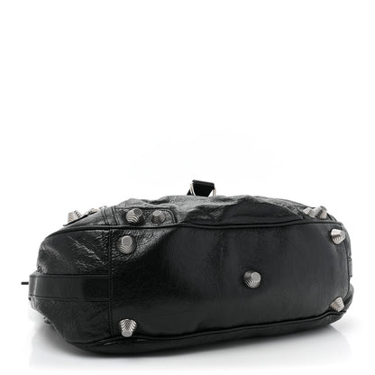 Balenciaga Agneau Arena Large Le Cagole Shoulder Bag Black 4 of 9