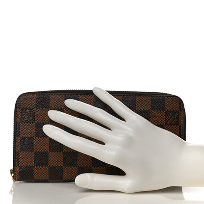 Louis Vuitton Damier Ebene Zippy Wallet 2 of 10