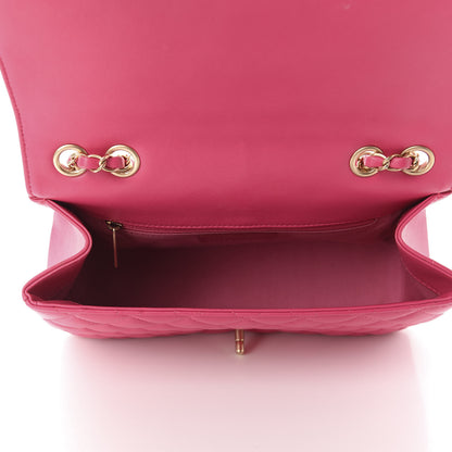Chanel Lambskin Quilted Medium Mademoiselle Chic Flap Pink 5 of 19